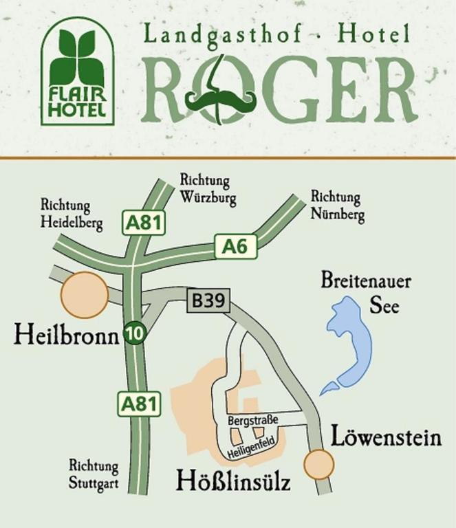 Löwenstein Flair Hotel Landgasthof Roger מראה חיצוני תמונה